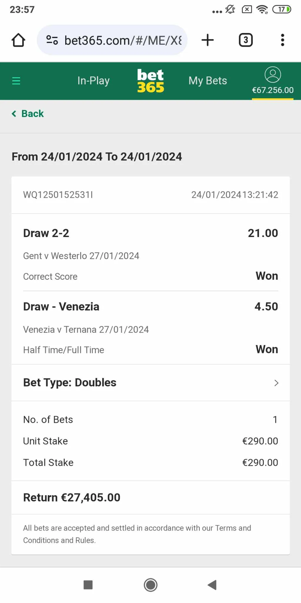 genuine fixed matches