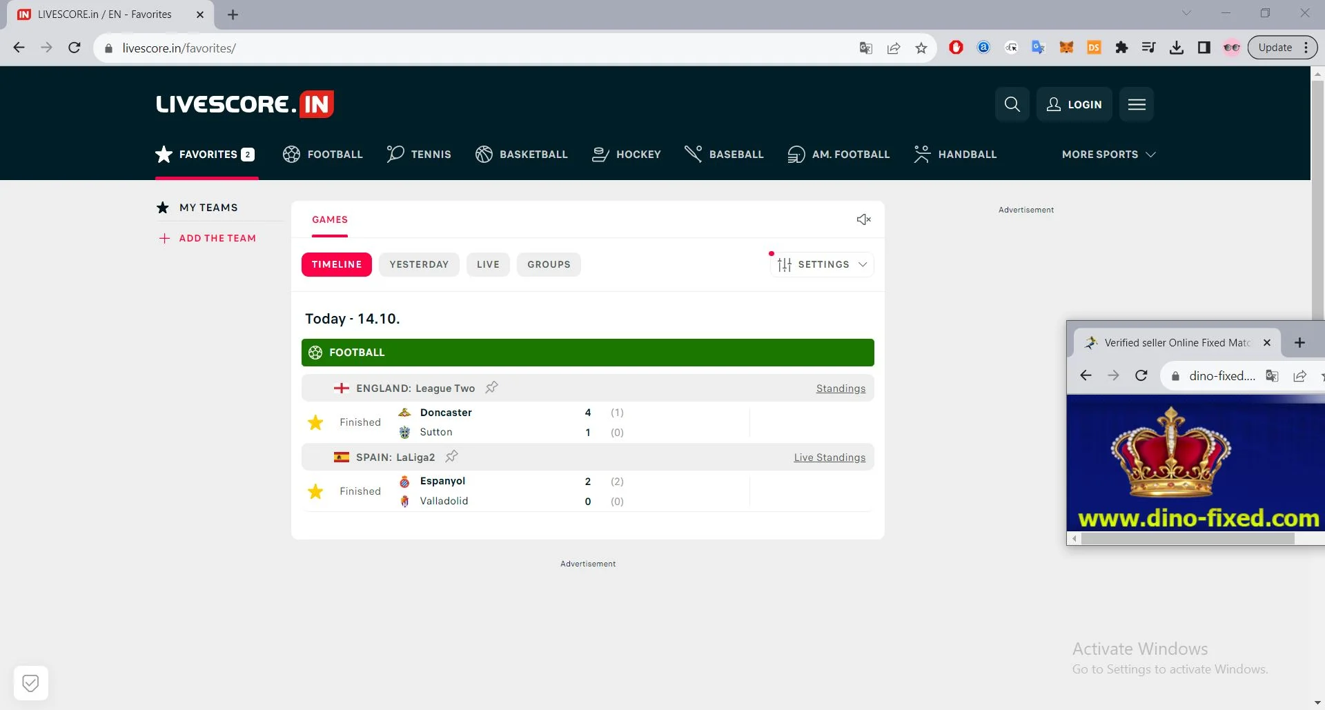 soccervista predictions today