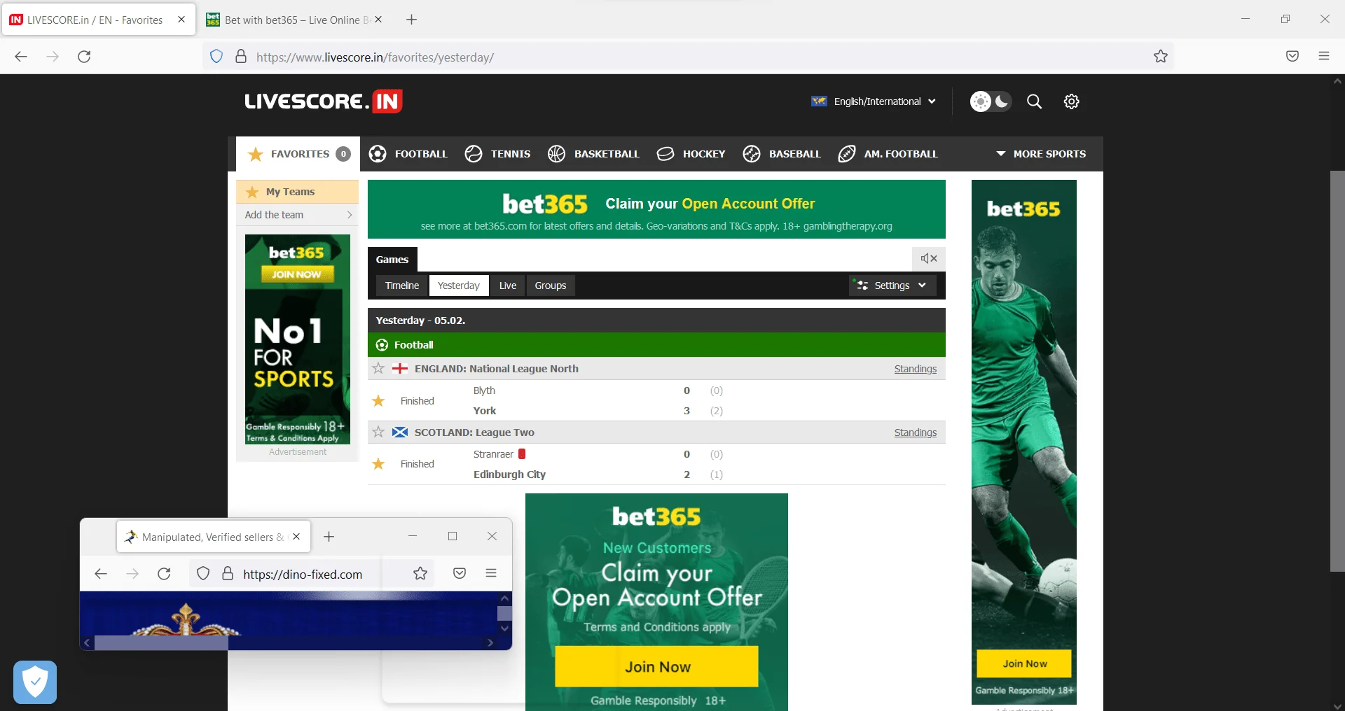 1×2 Manipulated Football Tips,