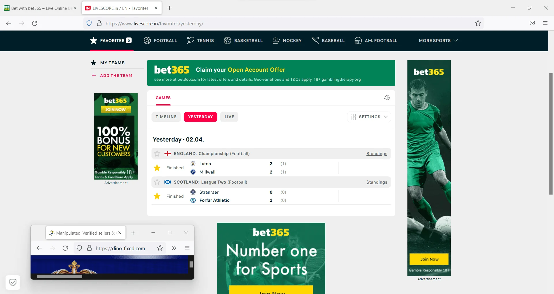 livescore live predictions