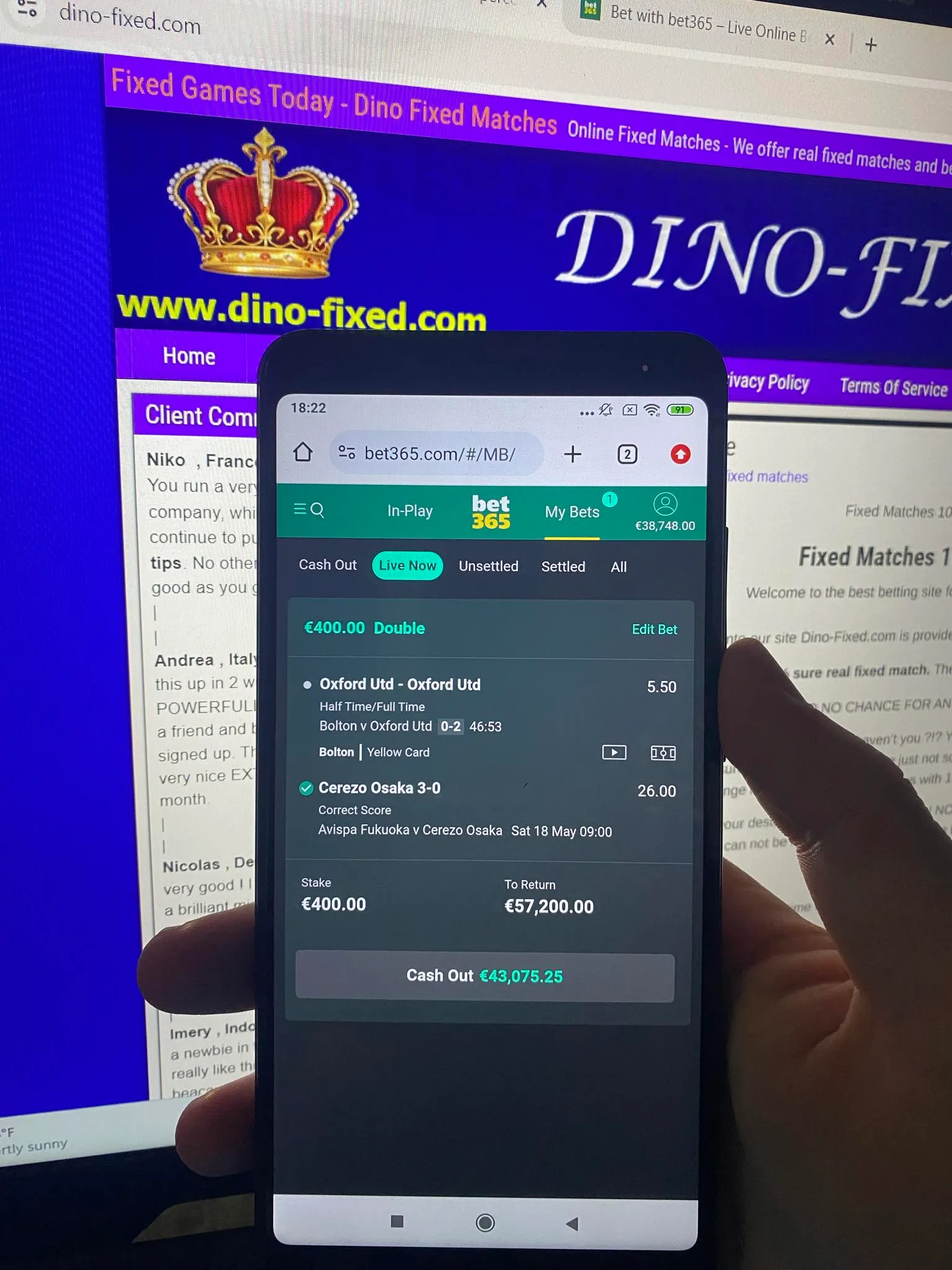 crypto fixed matches