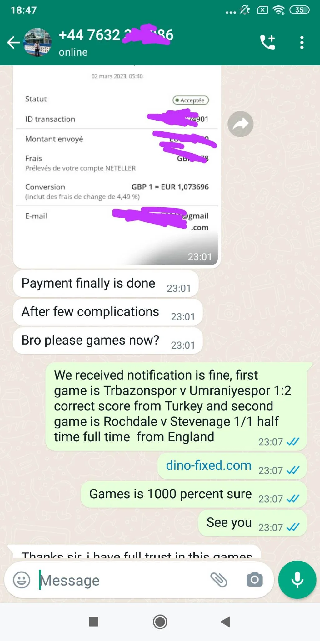 soccer fixed matches