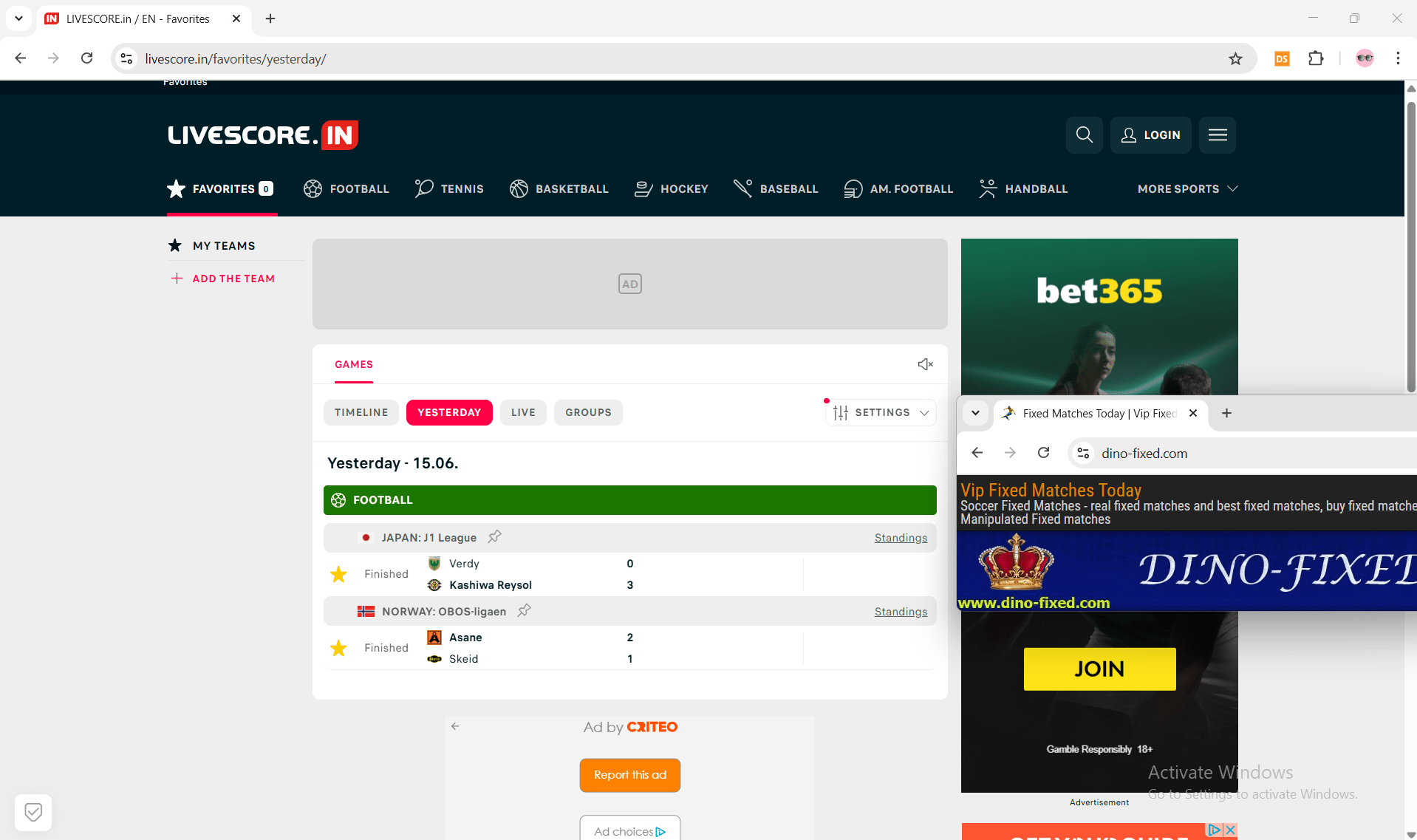today fixed matches,    - 
rigged matches today,