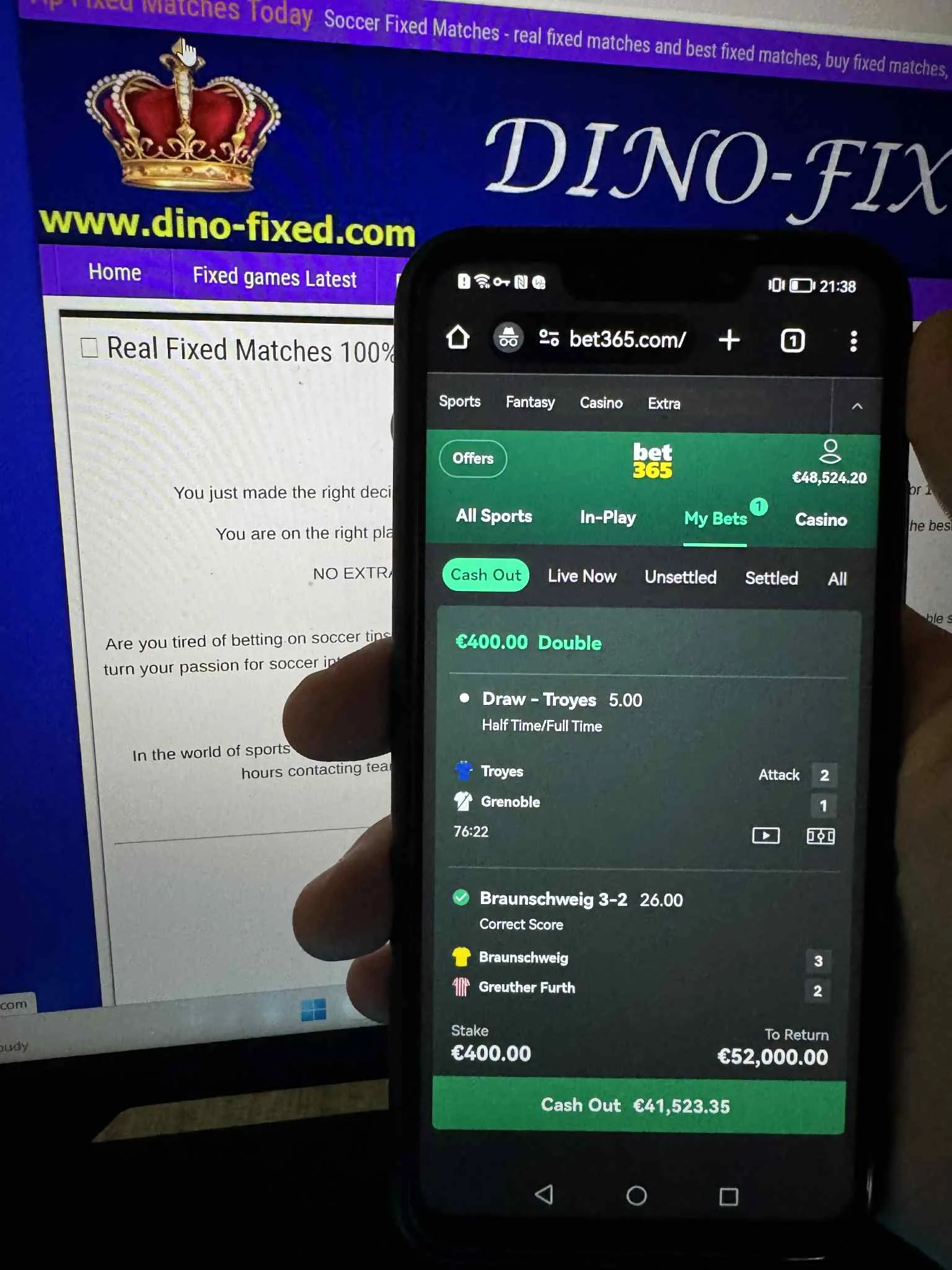 Correct Fixed Matches