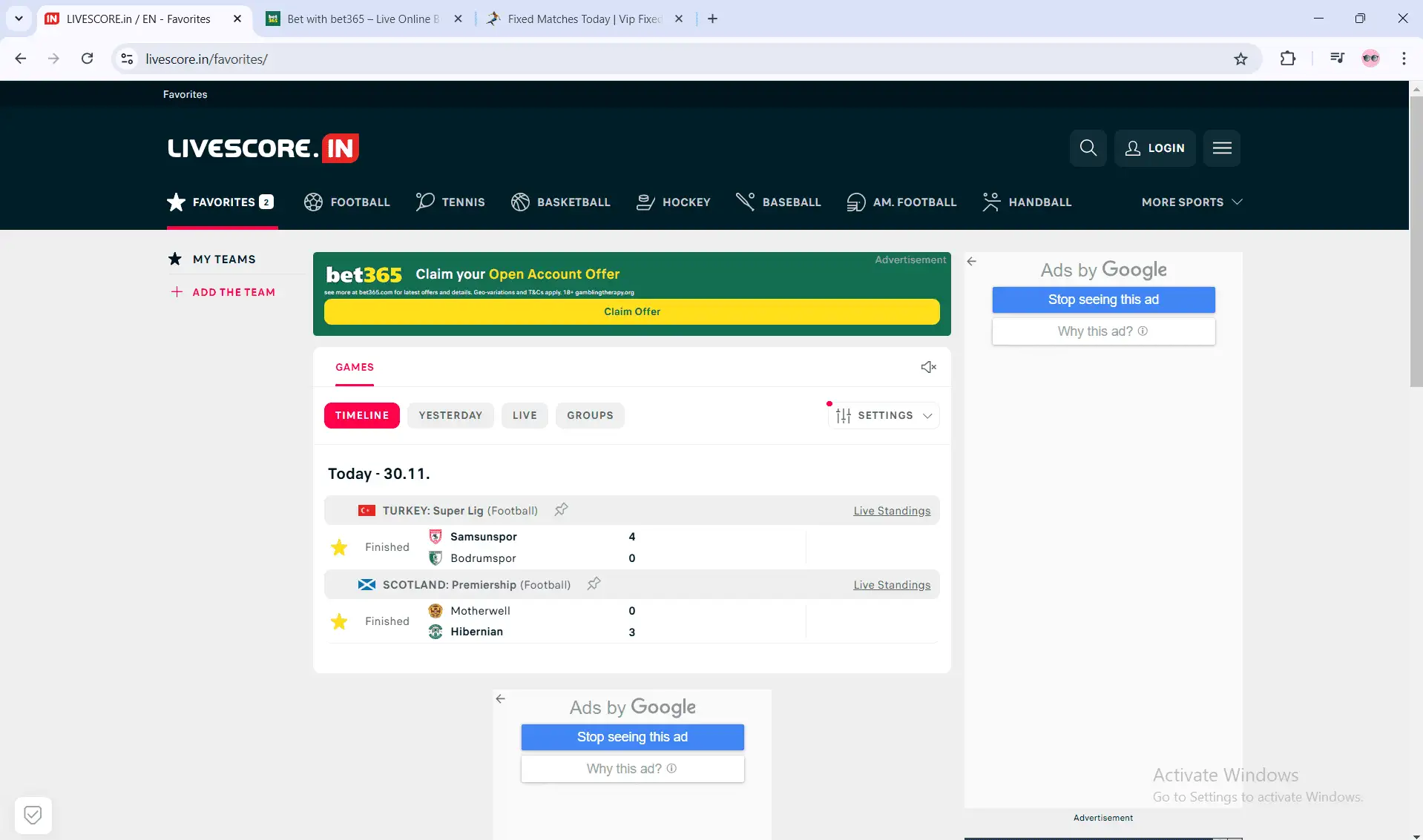 fixed matches today fixed games fixed match