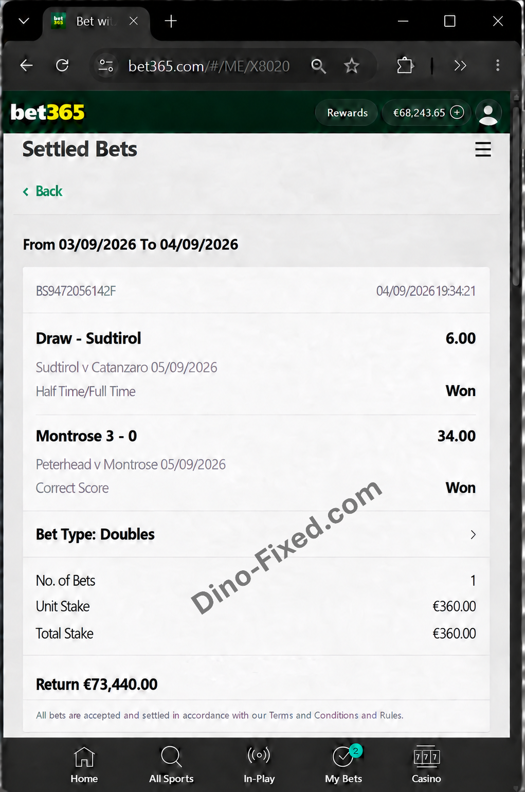 vip fixed matches